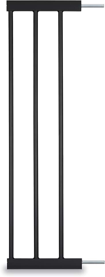 hauck 21 cm Verlängerung für Türschutzgitter ohne Bohren, Black