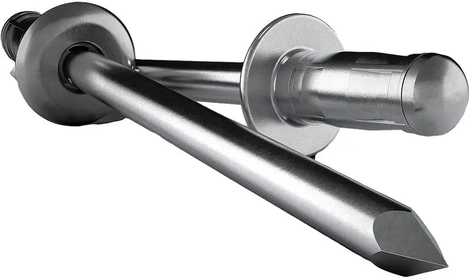 Gesipa Blindniete PolyGrip 50 Stück (Alu/Nirosta 4,8x10, Nietschaft-ø 4,8 mm, Scherkraft 1500 N, Zugkraft 2300 N, Flachrundkopf) 1464833