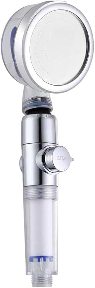 Eco Tornado – Duschkopf mit Wassersparend (bis zu -50%) – mit Durchflussregler und Filter – Gelenkkopf – einfache Installation