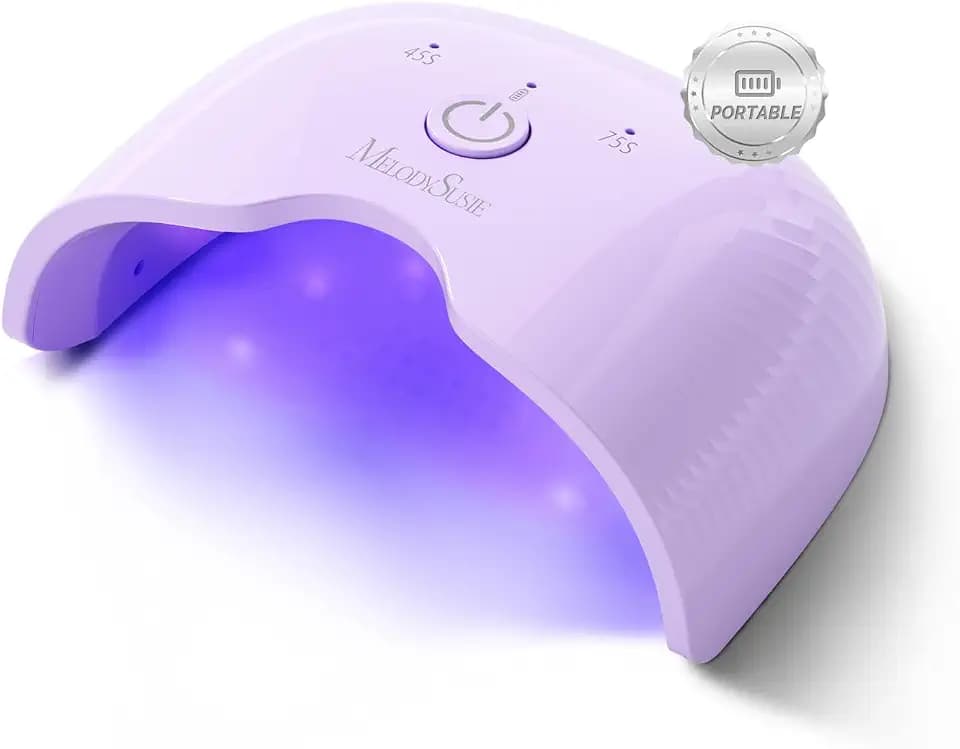 MelodySusie Mini UV Lampe für Gelnägel, P-ART06G Akku-Nageltrockner