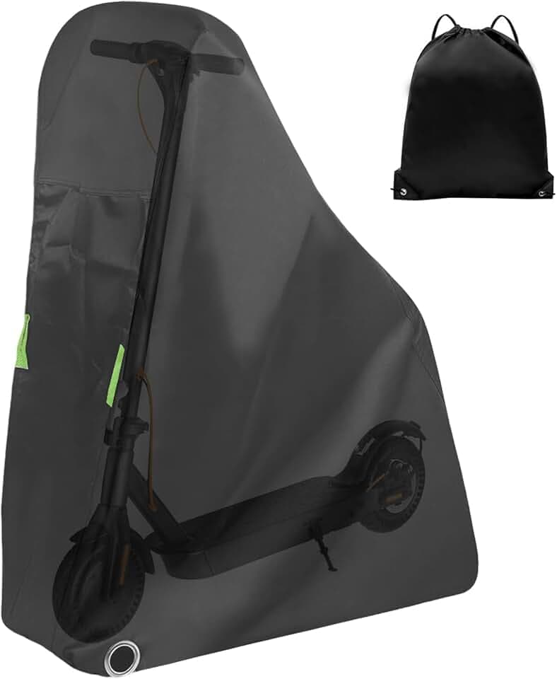 Elektroroller Abdeckung, 140x130cm 420D Oxford-Stoff für die meisten Elektroroller, Wasserdicht und winddicht, Ideale Abdeckplane für drinnen & draußen