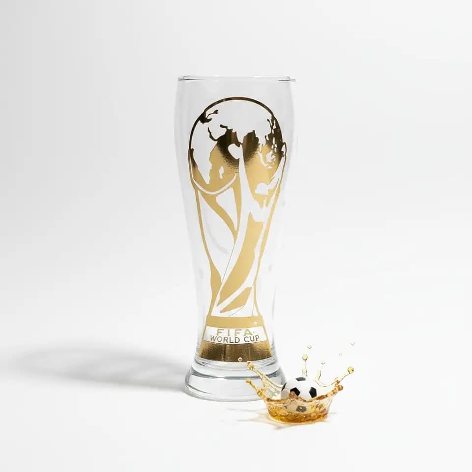 Official FIFA World Cup 2026 Edition 11oz Trophy Beer Glass