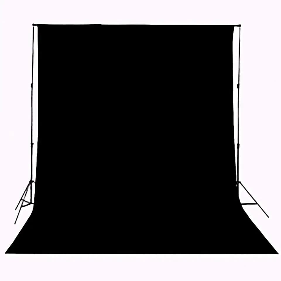 Black Backdrop for Photography Durable Fabric Background Photo Backdrop Video Photography Studio Only 1x Backdrop (5x7ft, Black)