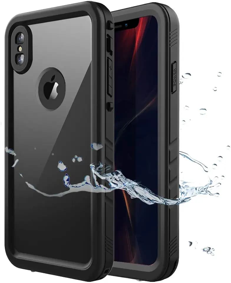 Cozycase for iPhone Xs Max Waterproof Case IP68 Full Body Heavy Duty Black