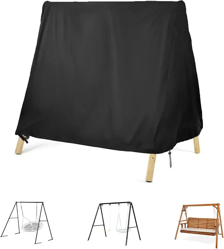 Kasla Outdoor Swing Cover for A Frame Patio Swing, 78"L×48"W×60"H
