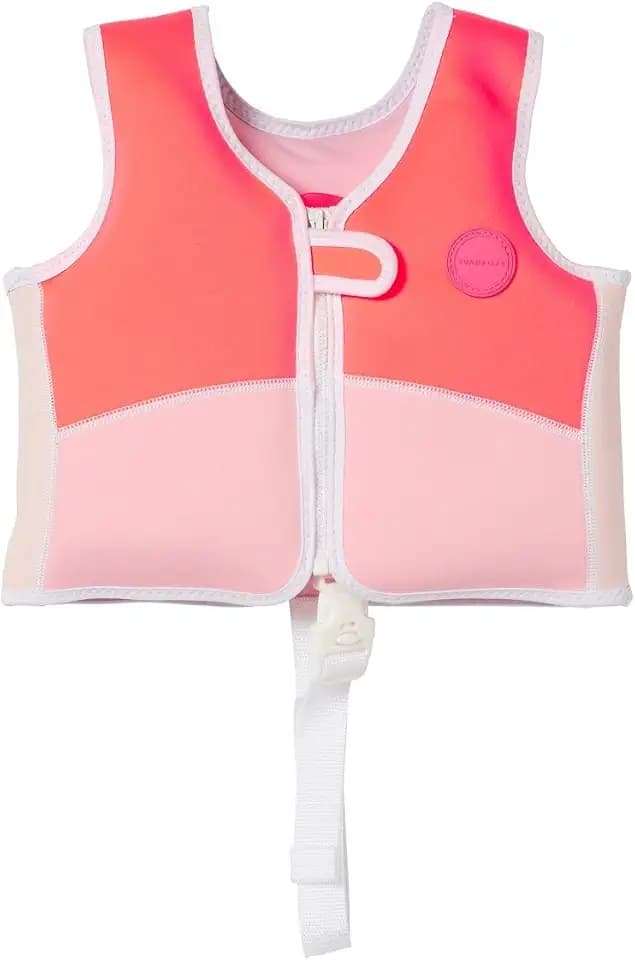 SUNNYLiFE Swim Vest - Constructed with Neoprene Plus a Secure Front Zip and Develop Water Confidence. | Toddler Swim Vest