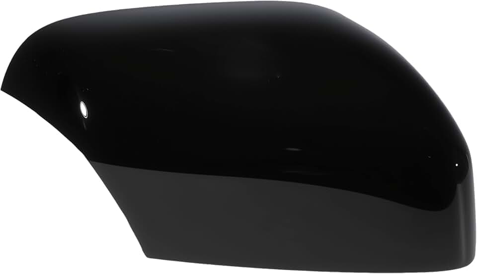 Gloss Black Right Side Mirror Cover Cap Replacement for Volvo XC70 2007-2016 XC90 2007-2015, Side Rear View Wing Mirror Cap No.39894354