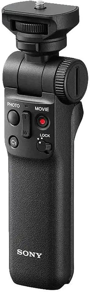 Sony Wireless Bluetooth Shooting Grip and Tripod for still and video, ideal for vlogging (GP-VPT2BT), Black, 3.38 x 3.13 x 8.5 inches