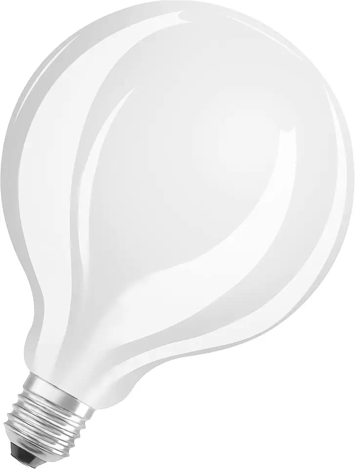 Osram LED Star GLOBE125, matte Filament LED-Lampe in Globe Form mit 125mm Durchmesser, E27 Sockel, Warmweiß (2700K), 2452 Lumen, Ersatz für herkömmliche 150W-Glühbirnen, 1er-Pack