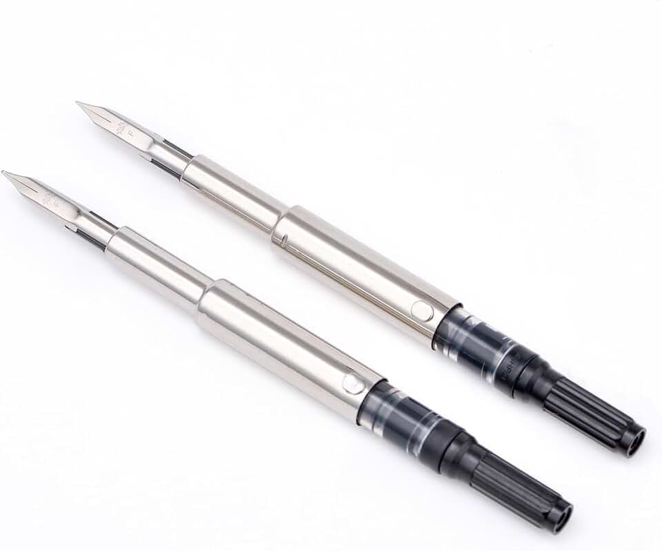 Jinhao Füllfederhalter, feine Spitze für Ersatz, feine Iridium-Feder mit 5,5 mm Durchmesser, 2 Stück