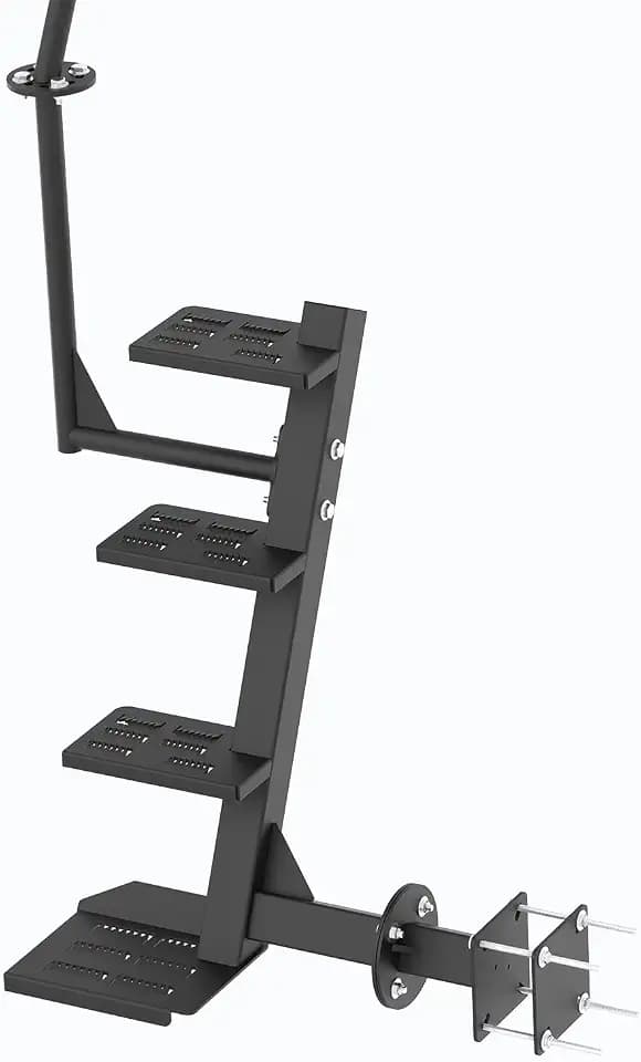 Adjustable 4-Step Boat Trailer Steps | Side Mount | Anti-Slip