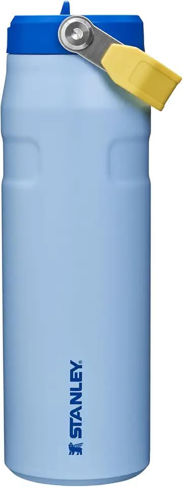 STANLEY IceFlow Flip Straw 2.0 Bottle, 24 oz, Cornflower Admiral Blue