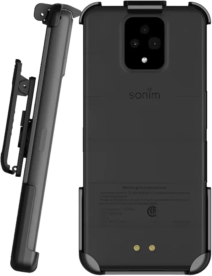 BELTRON Holster Case for Sonim XP Pro 5G, Heavy Duty Belt Clip Holder (AT&T FirstNet T-Mobile Verizon Sonim X800) Features: Secure Fit, Quick Release Latch, Durable Rotating Belt Clip