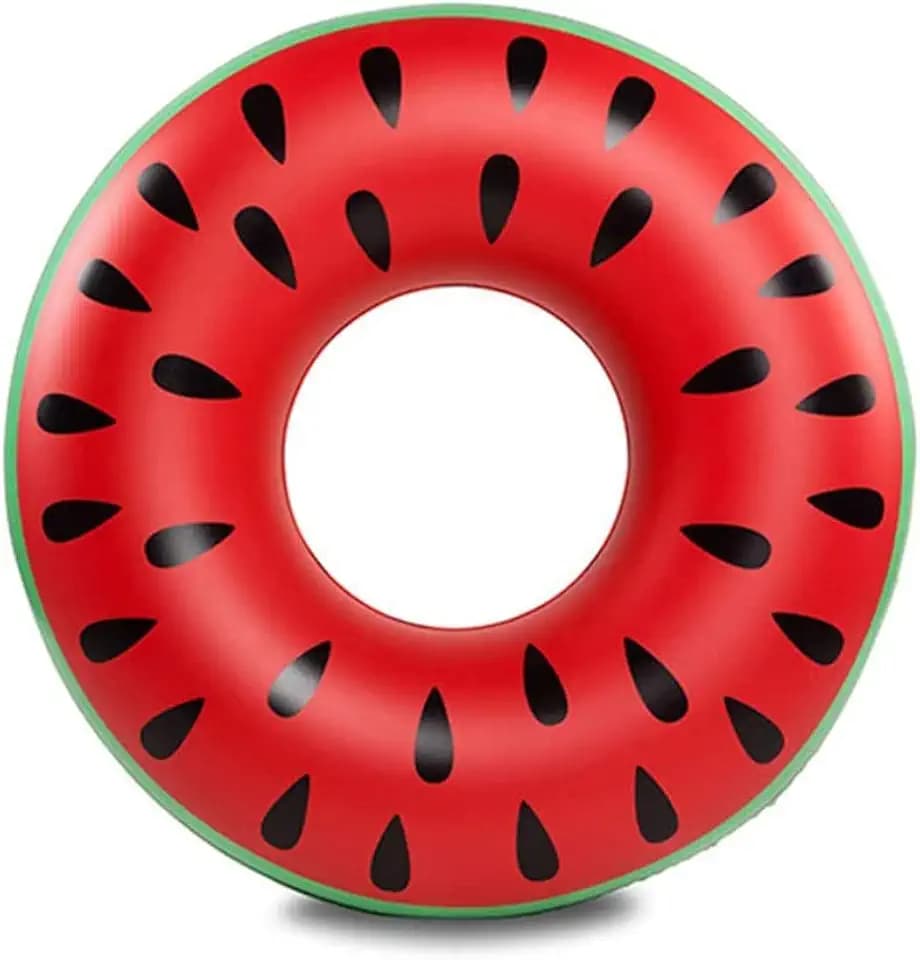 Schwimmreifen für Erwachsene, Schwimmring Donut Aufblasbarer Schwimmring 120cm, Sommer Wasser Spielzeuge Schwimm Pool Ring