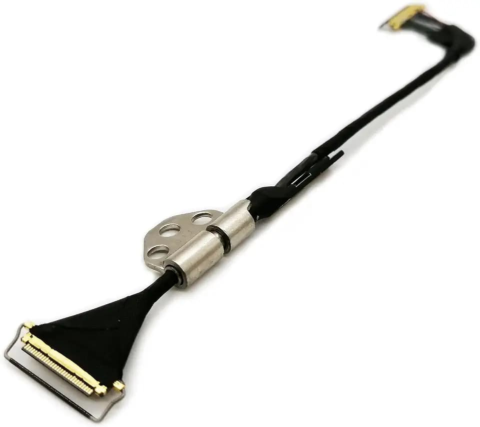 A1466 LCD Display LVDS Cable + Left Hinge Replacement for MacBook Air 13" A1466 EMC 2559 2632 2925 (Mid 2012-Early 2015)