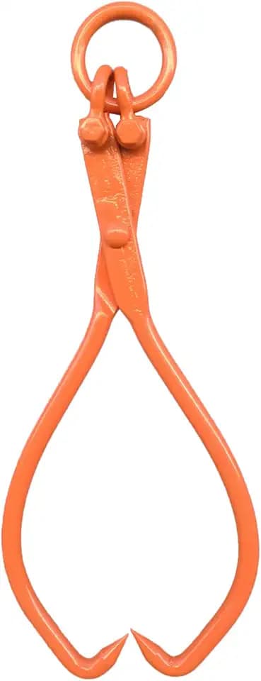 Skidding Tongs Log Lifting/Swivel Dragging Steel Tongs Log Lifting, Handling, Dragging & Carrying Tool / 18inch Jaw Opening (18"-O-Ring)