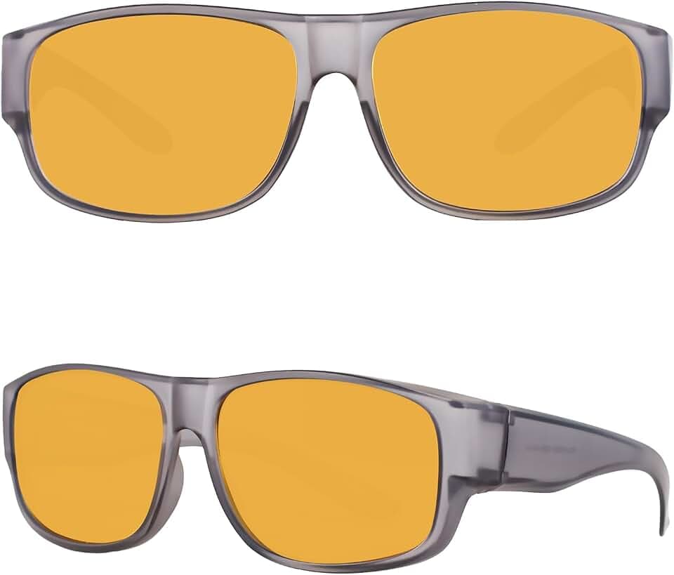 MAXJULI Sunglasses Fit Over Glasses for Men Women Polarized Wraparound Sunglasses 8239