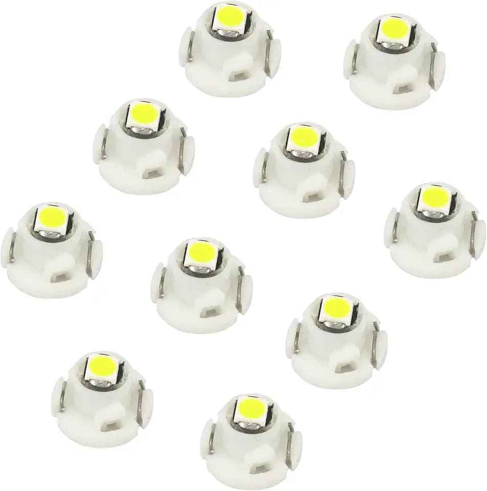 WLJH White T4.2 Neo Wedge LED HVAC Control Panel Bulbs for Toyota