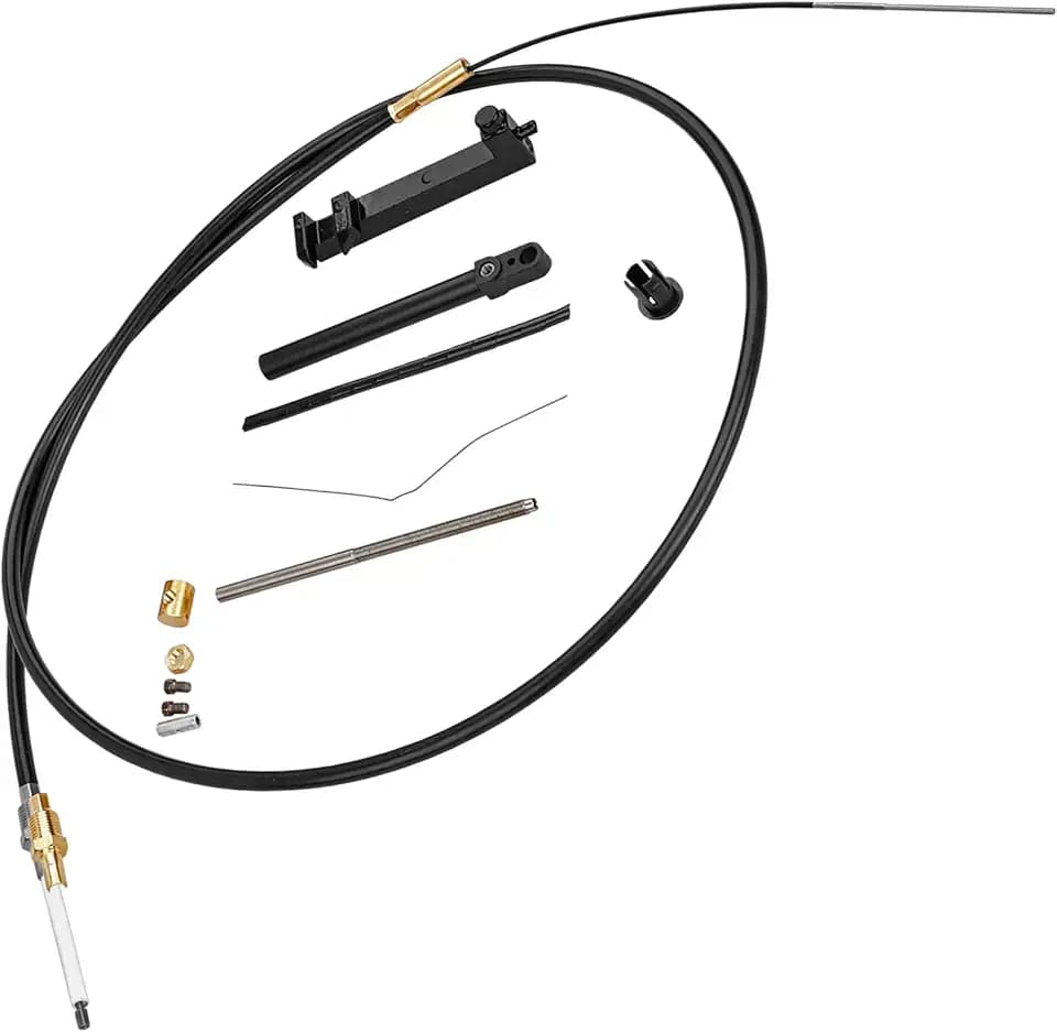 865436A02 Lower Shift Cable Kit Fit for Mercruiser Shift Cable MC-I MR Alpha One Gen I and Alpha One Gen II Replace for Mercruiser 19543A10 19543A8