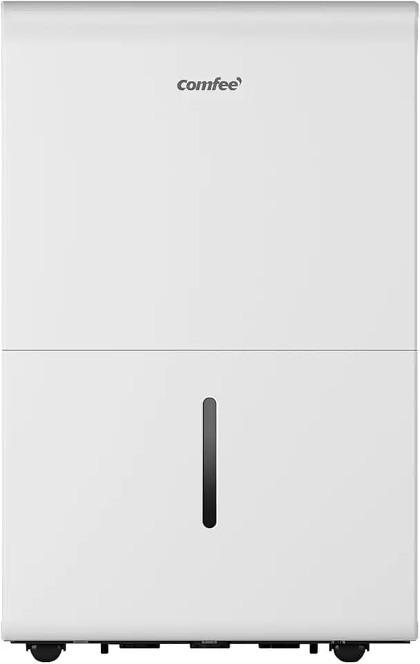 Comfee Luftentfeuchter, 30 L/24 H, Raumgröße ca. 180 M³, 80 M², Intelligenter Entfeuchtermodus, für Wohnung, Bad und Keller, 24 H Timer, Wassertank 3 L, Weiß, MDDP-30DEN7