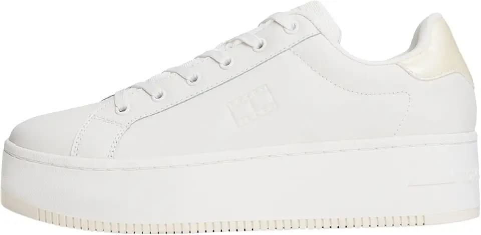 Tommy Jeans Damen Tjw Flatform Pearlized Sneaker En0en02931Low Top
