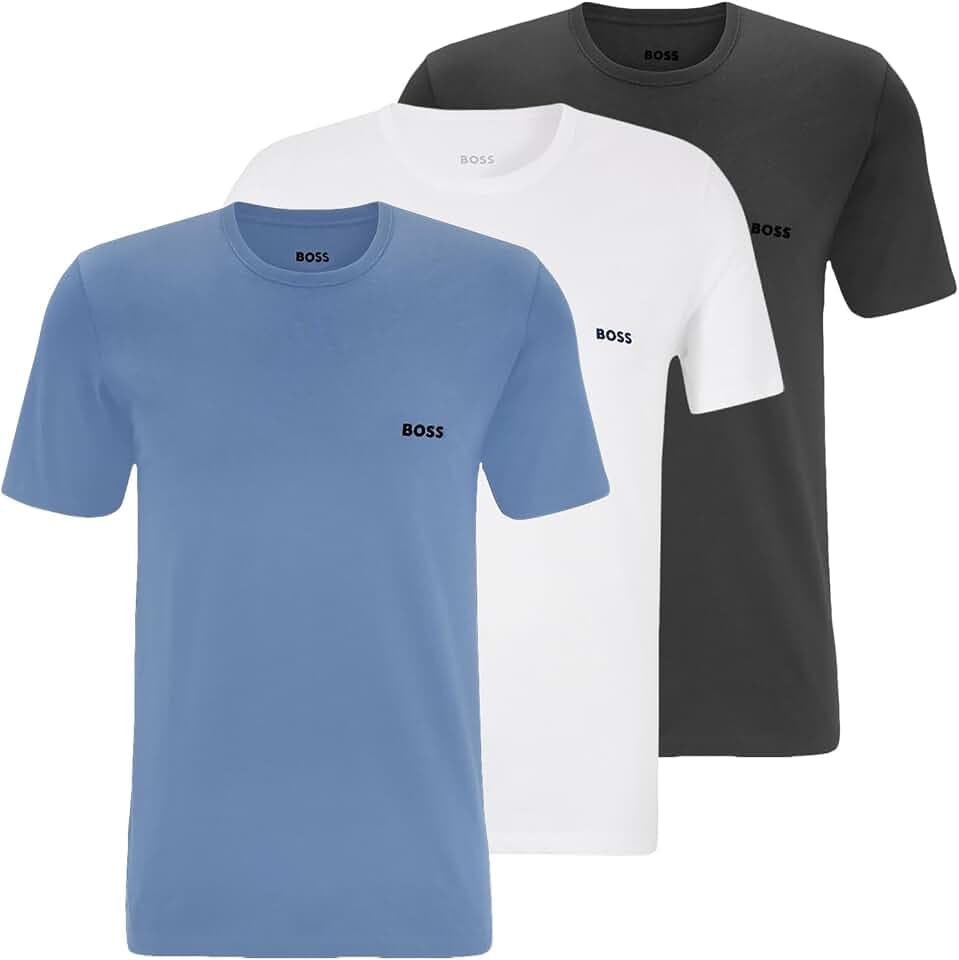 BOSS Herren T-shirt Rn 3p Co T-Shirt