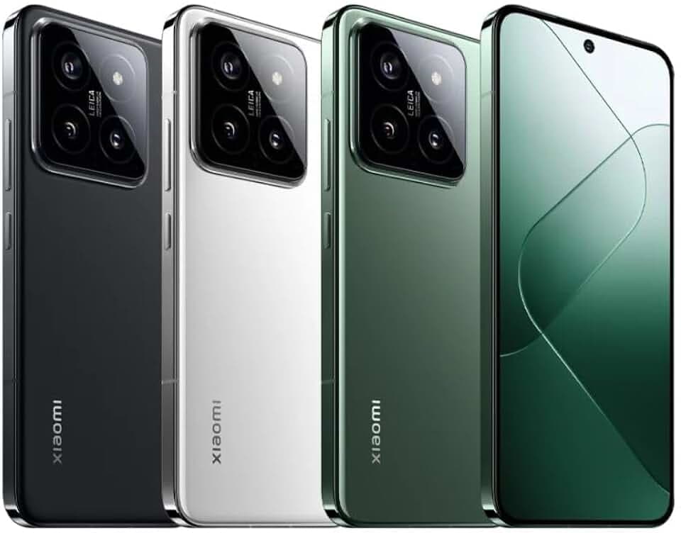 Xiaomi 14 Smartphone, 12+512GB Handy ohne Vertrag, 120Hz 6.36'' AMOLED Display, Snapdragon 8 Gen3, 4610mAh, 90W HyperCharge, IP68 Staub- undwasserdicht, Leica Kamera(Schwarz)