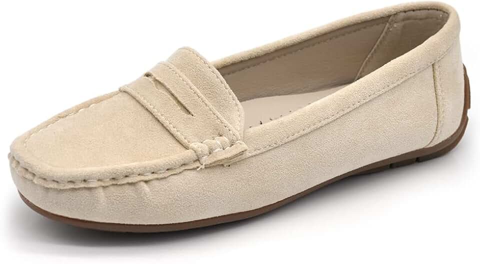 IF Fashion Schuhe Mokassins Slip On Loafers Weiche Damen mit Strass Steine Wildleder FT245