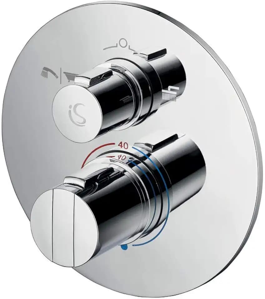 Ideal Standard A5879AA Concept Easybox Einbau-Duscharmatur mit Umstellung, rund, Chrom