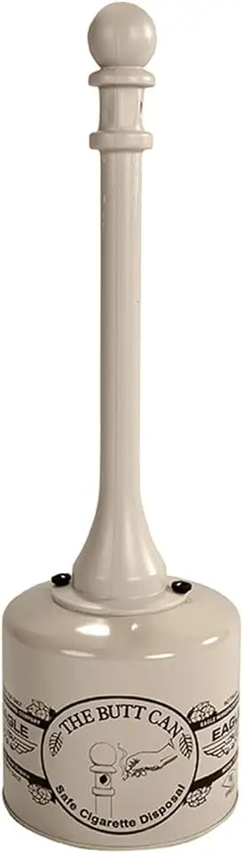 Eagle Cigarette Butt Receptacle, 5 Gallon Capacity, Beige