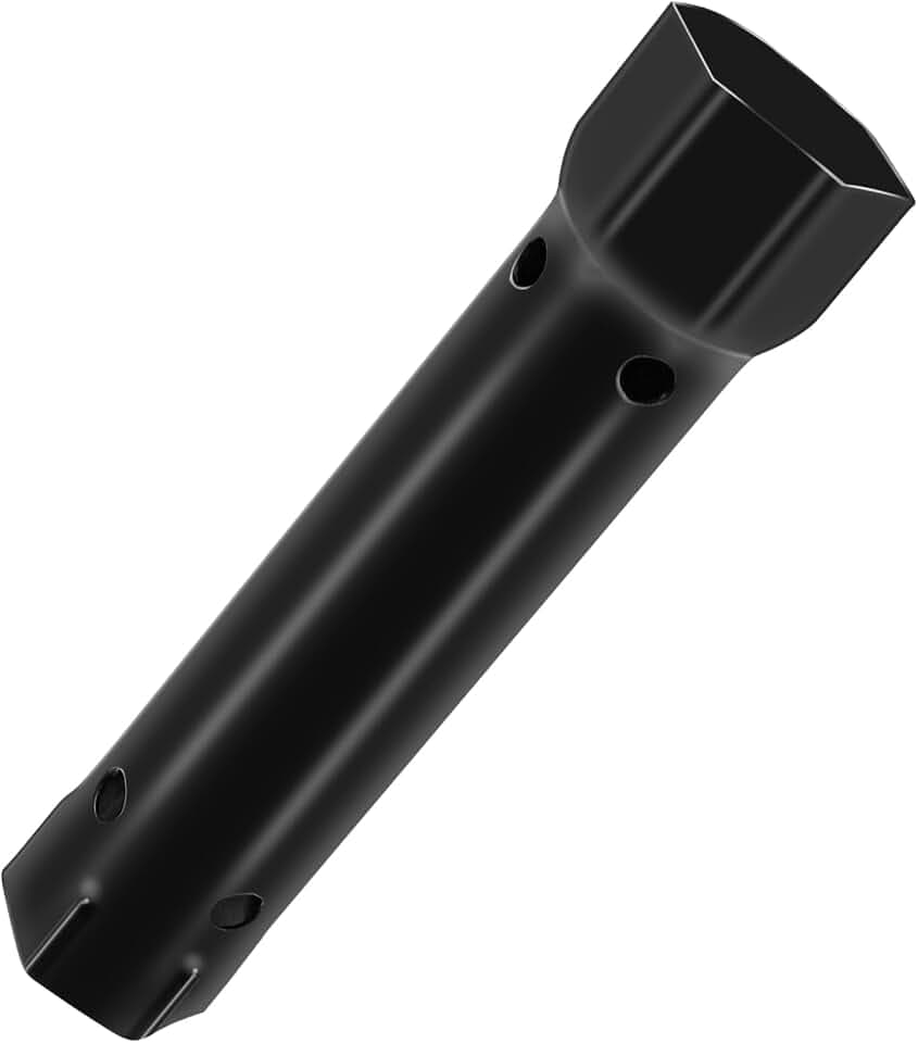 1 Stück 200 MM Rohrsteckschlüssel,Kohlenstoffstahl Schlüssel für Wasserhahn,M34-40 Wasserhahn Schlüssel für Wasserhahn und Waschbecken