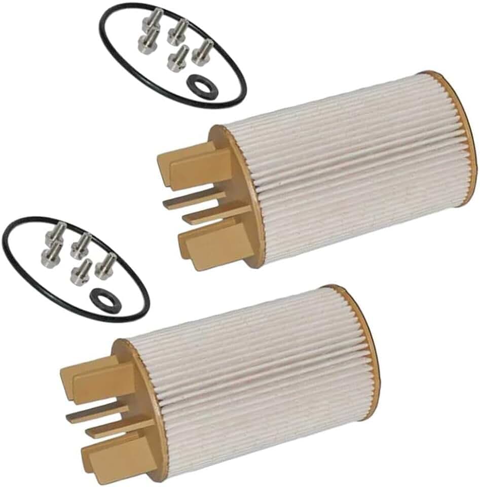 2Sets Fuel Filter 16403-4KV0A Compatible for Nissan Navara NP300 D23 2WD 4WD Diesel 2015-ON