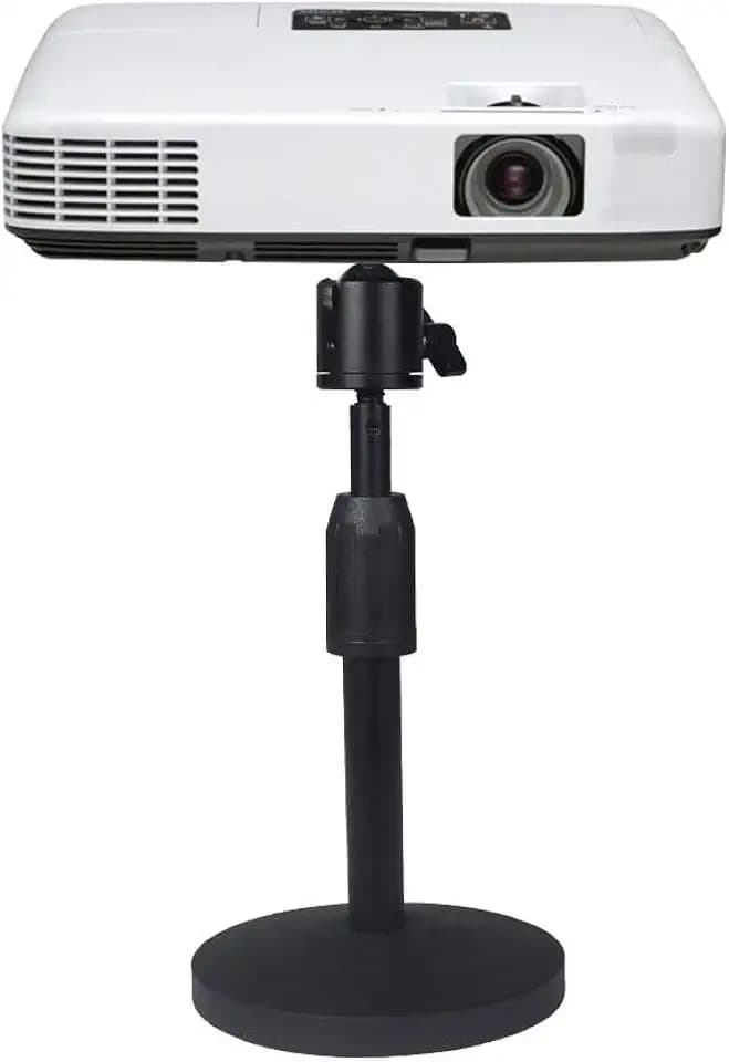 Drsn Beamer Ständer, Desktop Mini Projektorständer mit 1/4-Zoll-Montageschraube, Länge 25-33cm, Belastung 3kg