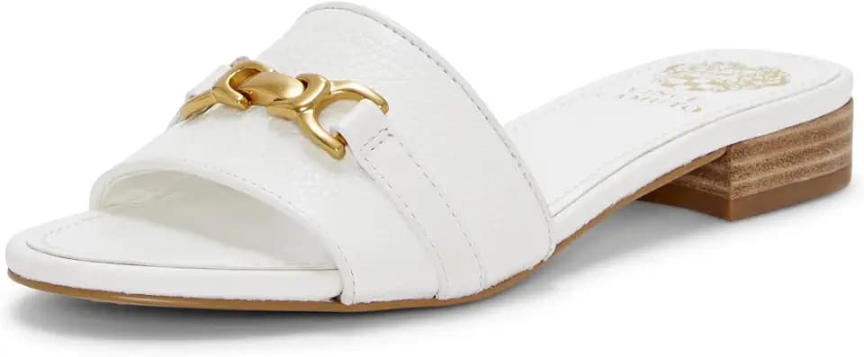 Vince Camuto Maxine Banded Buckle Slide Sandals