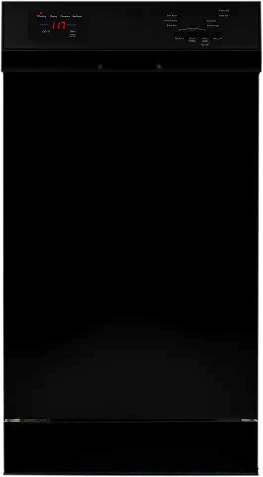 Kenmore 18" Compact Built-In Dishwasher - Black
