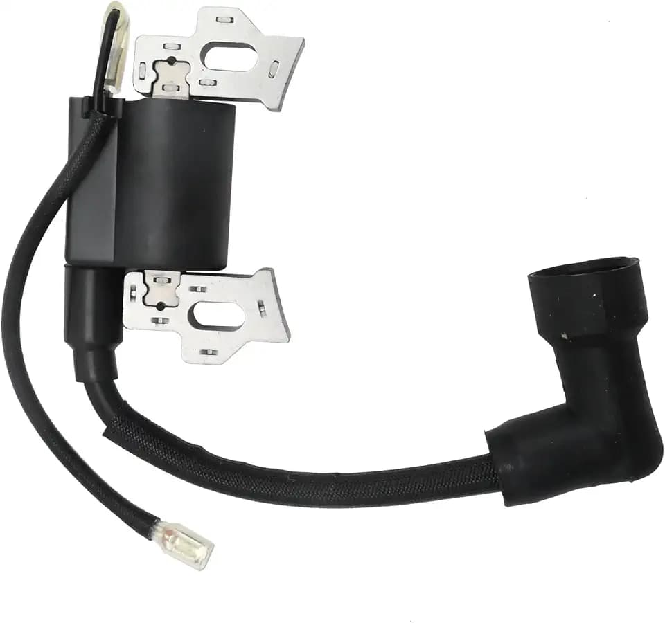 Rasenmäher-Zündspule, Zündmodul-Spulenmontage, schwarzer Motor-Zündspulenmodul-Ersatz für Mountfield RM55 RM65 SP474 SP536 SP533 ES Rasenmäher