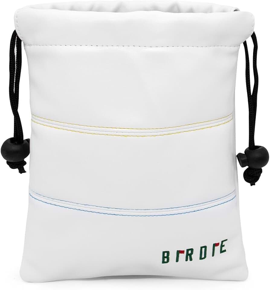 Golf Valuables Pouch Bag with Drawstrings Closure