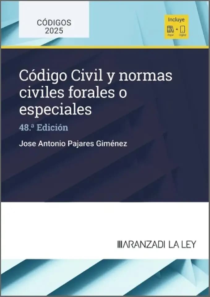 Código Civil y normas civiles forales o especiales (Códigos ALL)