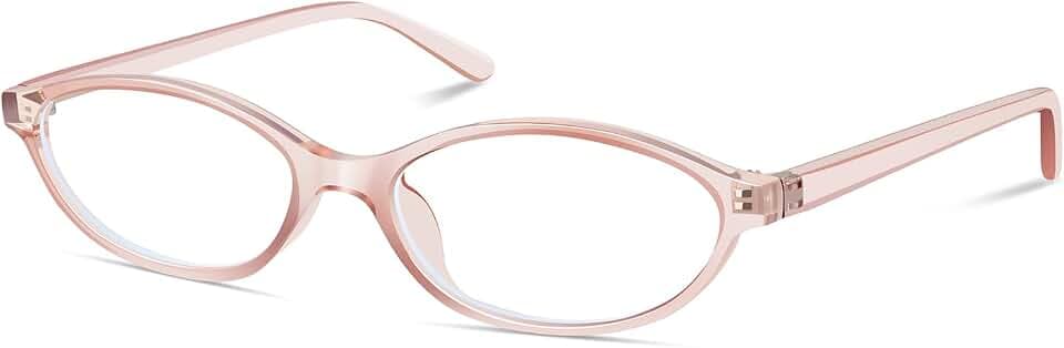 Oval Blue Light Blocking Glasses for Women Retro 90s Cat Eye Frame Glasses Computer TV Eyeglasses Anti Eyestrain