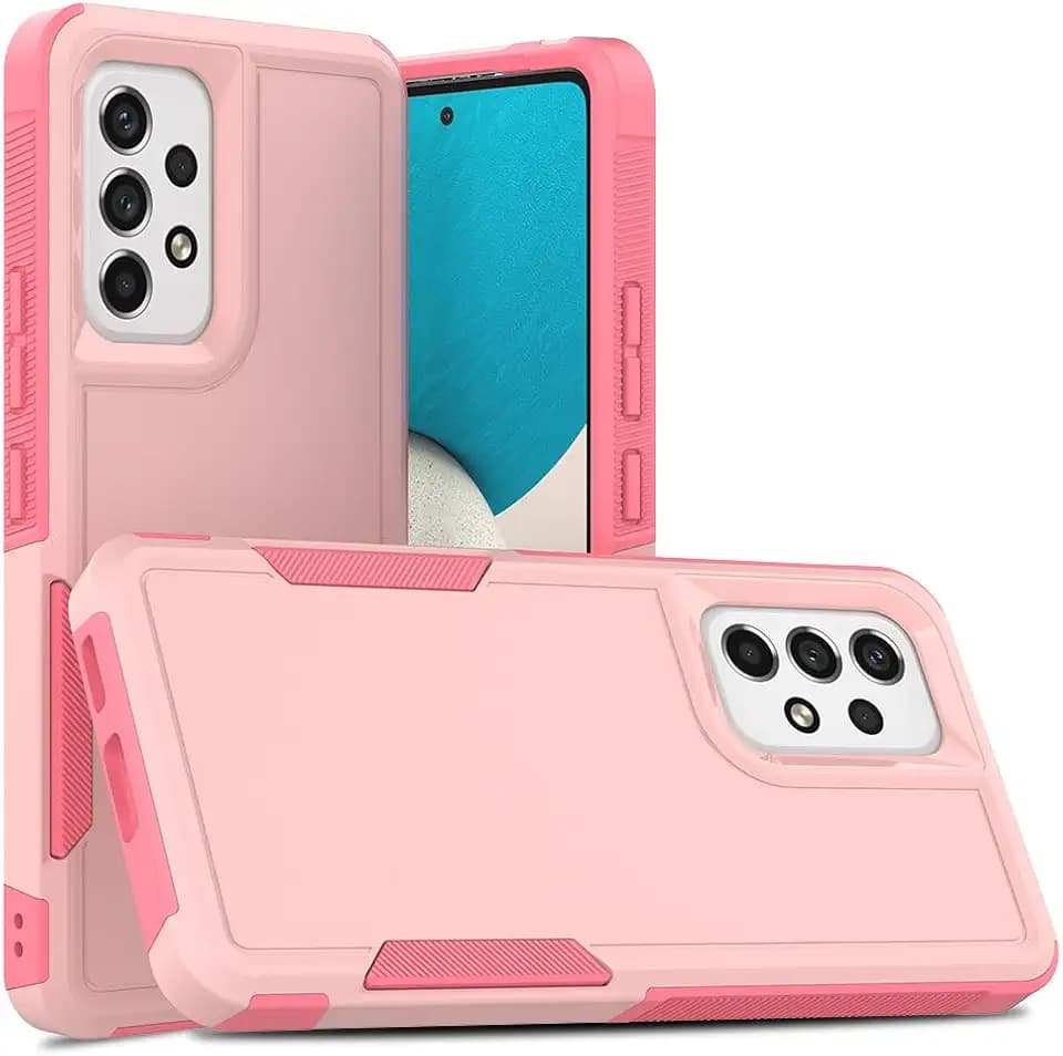 Case for Samsung Galaxy A53 5G Case, Shockproof, Strong and Durable Phone Protective Case, Pink