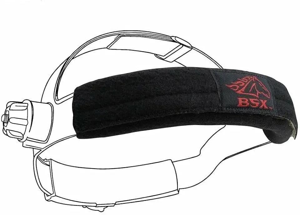 Welding Helmet Sweatbands Bumpers 2-Pack – Cushioned BSX Revco BC5SB-BK, Soft Absorbent Liner, Hook & Loop for Comfort & Sweat Absorption, Universal Fit for Welding Helmets