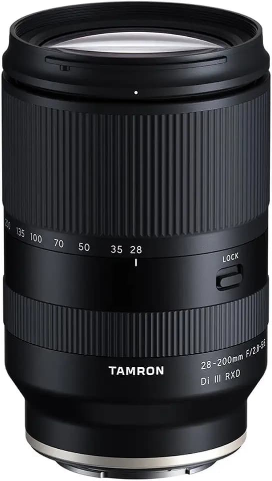 Tamron 28-200 F/2.8-5.6 Di III RXD All-in-One Lens for Sony Mirrorless Full Frame/APS-C E-Mount, Model Number: AFA071S700, Black