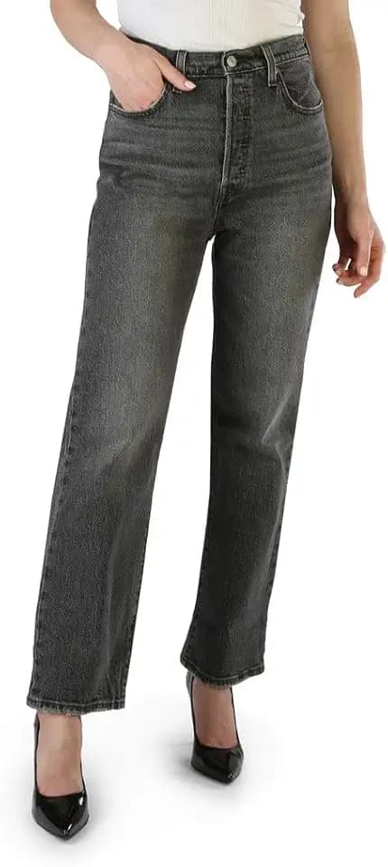 Levi's Damen Ribcage Straight Ankle Jeans