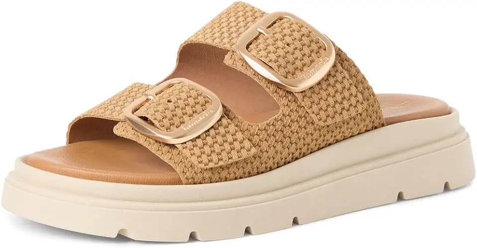 Tamaris Damen Keilsandalen, Frauen Sandalen,TOUCHit-Fußbett