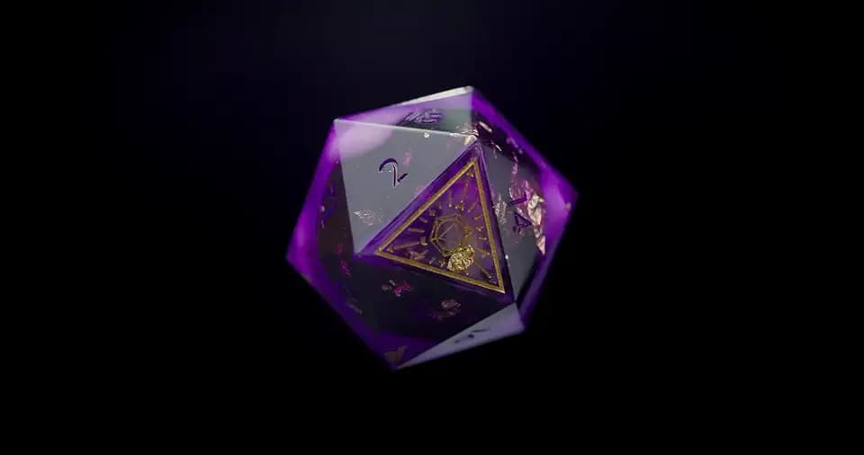 Ascendice 2 - Floating D20 (Bloodlust Set)