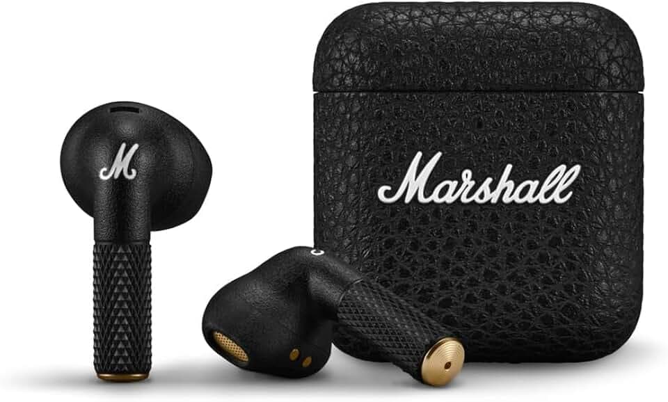 Marshall Minor IV True Wireless Bluetooth Earbuds - Black