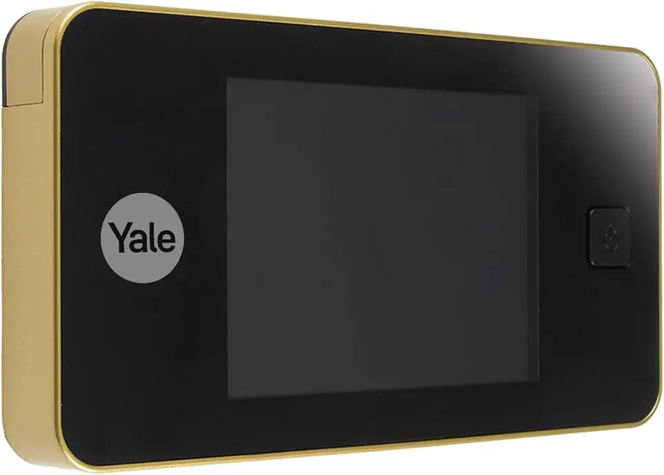 Yale Digitaler Türspion DDV 500 für Innenbereiche mit 3,2" LCD-Bildschirm VGA-Auflösung 320 x 240 und 105° Sichtfeld