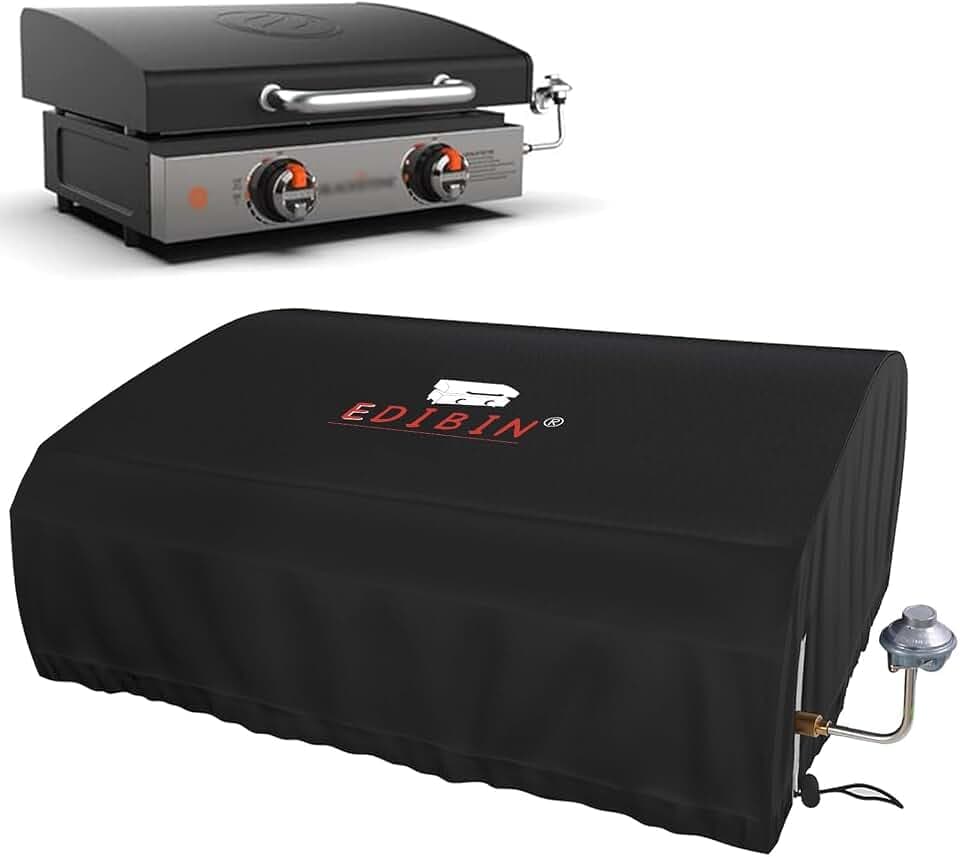 22 inch Griddle Cover for Blackstone 22 inch Tabletop Griddle with Hood, Waterproof 900D Heavy Duty Polyester 22" Grill Cover for Blackstone 22" Tabletop Griddle 1813