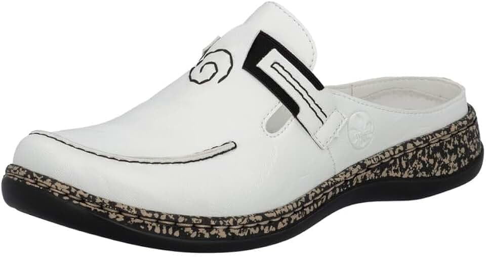 Rieker Dames 46393 klompen, zwart zwart 00, 39 EU