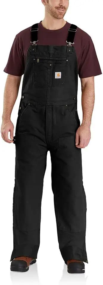 Carhartt Men's Washed Duck Insulated Bib Overall